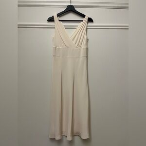 J. Crew Sophia Ivory Midi Dress